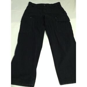 Duluth Trading Co Mens 34x30 Black DuluthFlex Fire Hose Relaxed Fit Cargo Pants